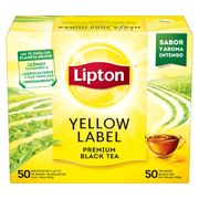 Té Negro Lipton Yellow Label 50 un.