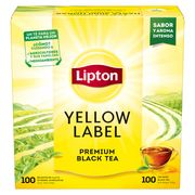 Té Negro Lipton Yellow Label 100 un.