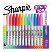 Marcador Permanente Punta Fina Glam Pop x12