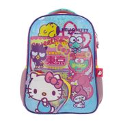 Mochila Rosada con Celeste Hello Kitty