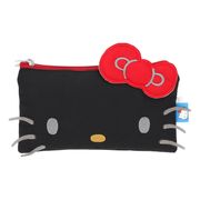 Estuche Negra Hello Kitty Detalle Pinche