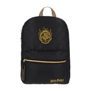 Mochila Negra Harry Potter Detalles Dorados