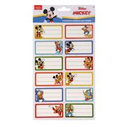 Set 12 Etiquetas para Nombre Mickey 35 x 70 mm