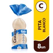 Pan Pita Castaño Blanco 300 g 8 un.