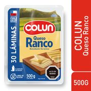 Queso Gauda Colun Ranco Envasado Laminado 500 g