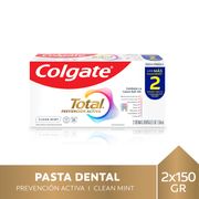 Pasta Dental Colgate Total Clean Mint 150 ml 2 un.