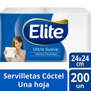 Servilletas Elite Cóctel 200 un.