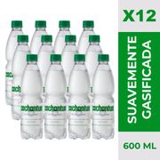 Caja 12 un. Agua Mineral Cachantun Ligeramente Gas 600 cc