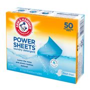 Láminas de Detergente Arm & Hammer P. Sheet 50 un.