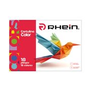 Carpeta con Cartulina Rhein 15 Colores 18 Pliegos