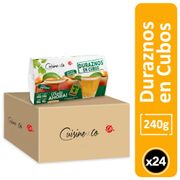 Caja 24 un. Cups Durazno Cuisine & Co 240 g