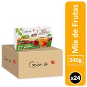 Caja 24 un., Cups Mix Frutal Cuisine & Co 240 g