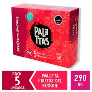 Helado Palettas Frutos del Bosque 58 g 5 un.