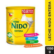 Leche en Polvo Nido Entera 1350 g