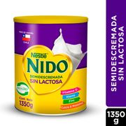 Leche Polvo Nido Semidescremada Sin Lactosa 1.35 kg