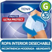 Ropa Interior Desechable Tena Pants Ultra Protect G 30 un.