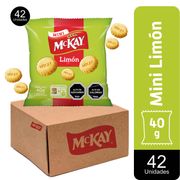 Caja 42 un. Galletas Mckay Mini Limón 40 g