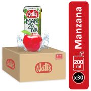 Caja 30 un. Néctar Watt's Manzana 200 cc