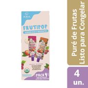 Puré de Fruta Orgánico Ama Time Congelable 4 x 280 g