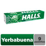Caramelos Duros Halls Yerbabuena 9 un.