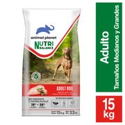 Alimento Perro Adulto Animal Planet Medianos y Grandes 15 kg