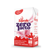 Leche Soprole Sin Lactosa Zerolacto Frutilla 1 L