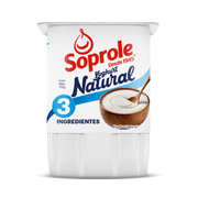 Yogurt Natural Soprole 3 Ingredientes 155 g