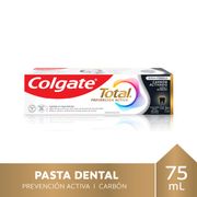 Pasta Dental Colgate Total Carbón Activado 75 ml