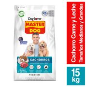 Alimento Perro Cachorro Master Dog Razas Medianas y Grandes 15 kg