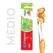 Pack 2 un. Cepillo de Dientes Colgate Twister Medio