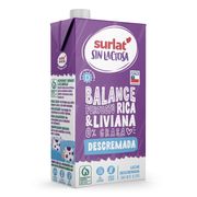 Leche Surlat Descremada Sin Lactosa 1 L