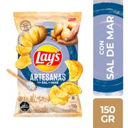 Papas Fritas Lay's Artesanas Sal de Mar 150 g