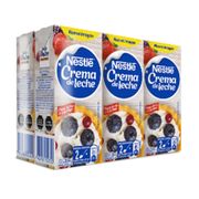 Pack 6 un. Crema de Leche Nestlé Caja Multipack 200 ml