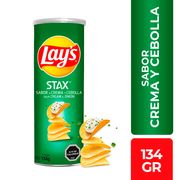 Papas Fritas Lay's Stax Crema y Cebolla 134 g