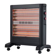 Estufa de Cuarzo Nex EQ004 Vertical Grande Plástica Negra 2000 W