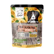 Alimento Húmedo Amapet para Perros Salmón y Pavo 200 g