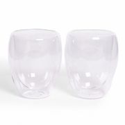 Set 2 Tazas Sin Mango Doble Pared 350 ml
