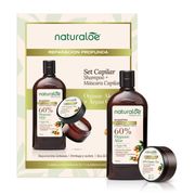 Estuche Naturaloe Reparación: Shampoo 350 ml + Máscara 90 ml