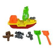 Barco pirata con 5 accesorios