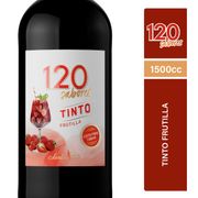 Cóctel de Vino 120 Sabores Tinto Frutilla 1500 cc