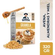 Granola Quaker Avena, Miel y Almendras 320 g