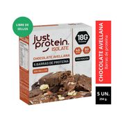 Barra Justprotein Isolate Chocolate Avellana 5 un.