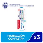 Cepillo de Dientes Sensodyne Complete Protection Suave 3 un.