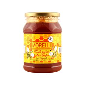 Miel Pura de Abeja Morelli 1 kg, Multiflora seleccionada