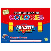 Cartulina de Colores Proarte Color 18 Pliegos