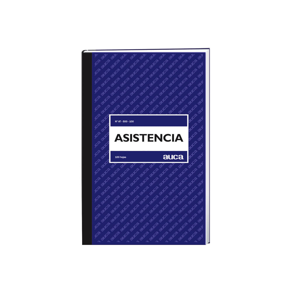 Libro De Asistencia Auca 100 Hojas Jumbo Cl