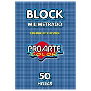 Block Milimetrado 22 x 32 cm 50 Hojas