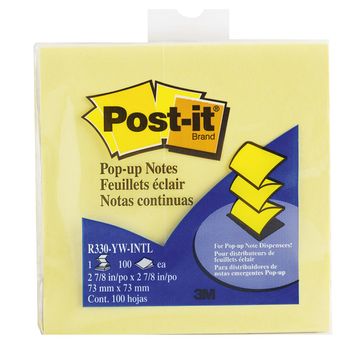 Notas adhesivas pop up amarillas 1 un. x pack