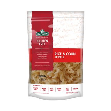 Pasta arroz y maíz spirals Orgran 250 g