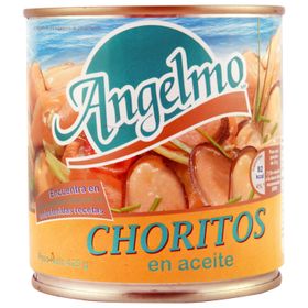 Choritos En Aceite Angelmo 213 g drenado